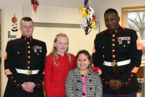 Toys for Tots generously donated toys for children at Doernbecher's Hospital.
