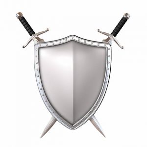 Illustration of a medevil shield