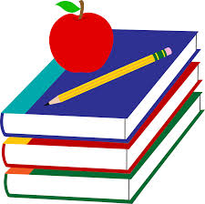 books and an apple