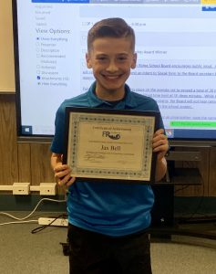 October Citizenship Award Winner